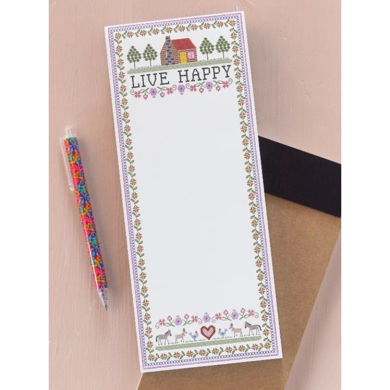 Magnetic Happy notepads LittleLintons