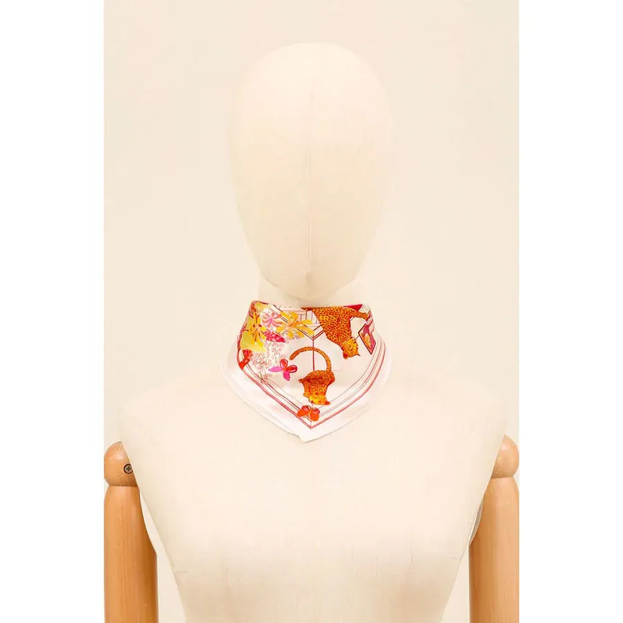 Maison fanli Boudoir Felin silk scarf LittleLintons