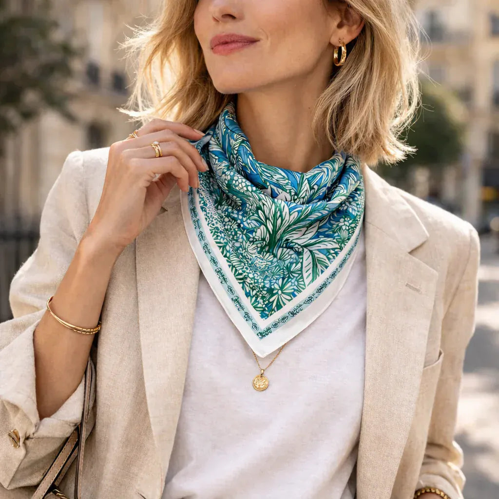 Maison fanli Elsa panther scarf LittleLintons