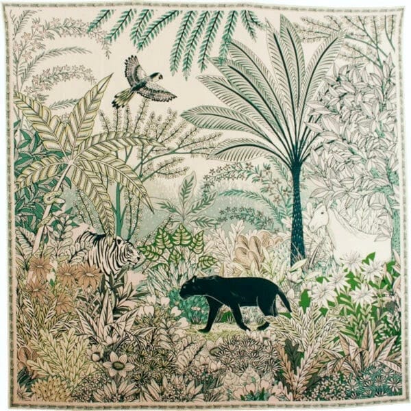 Maison fanli Elsa panther scarf LittleLintons