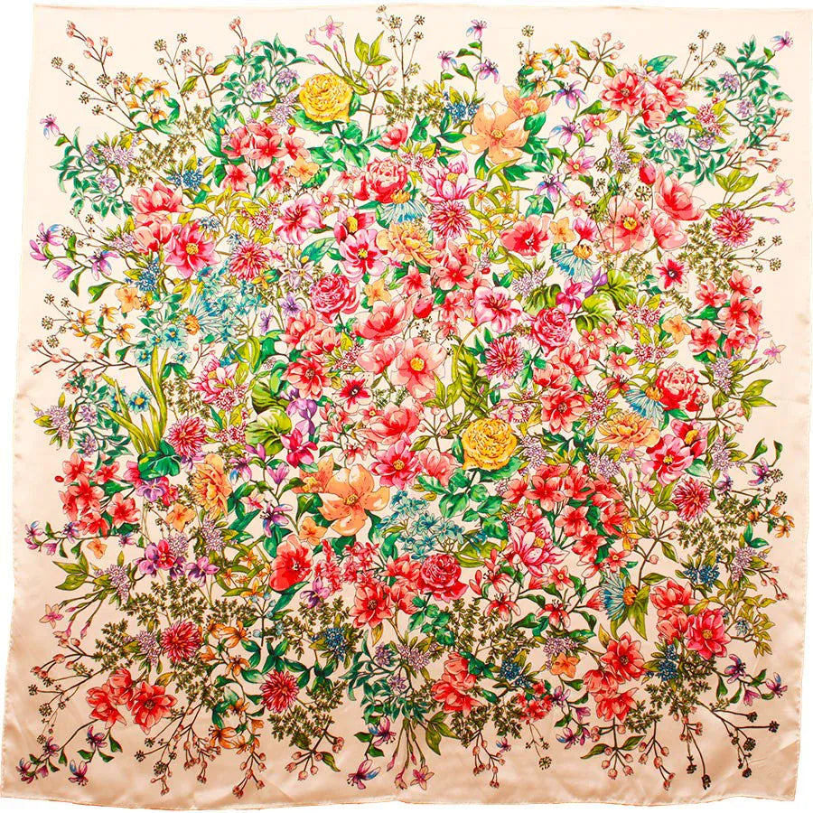 Maison fanli Floral bouquet scarf LittleLintons