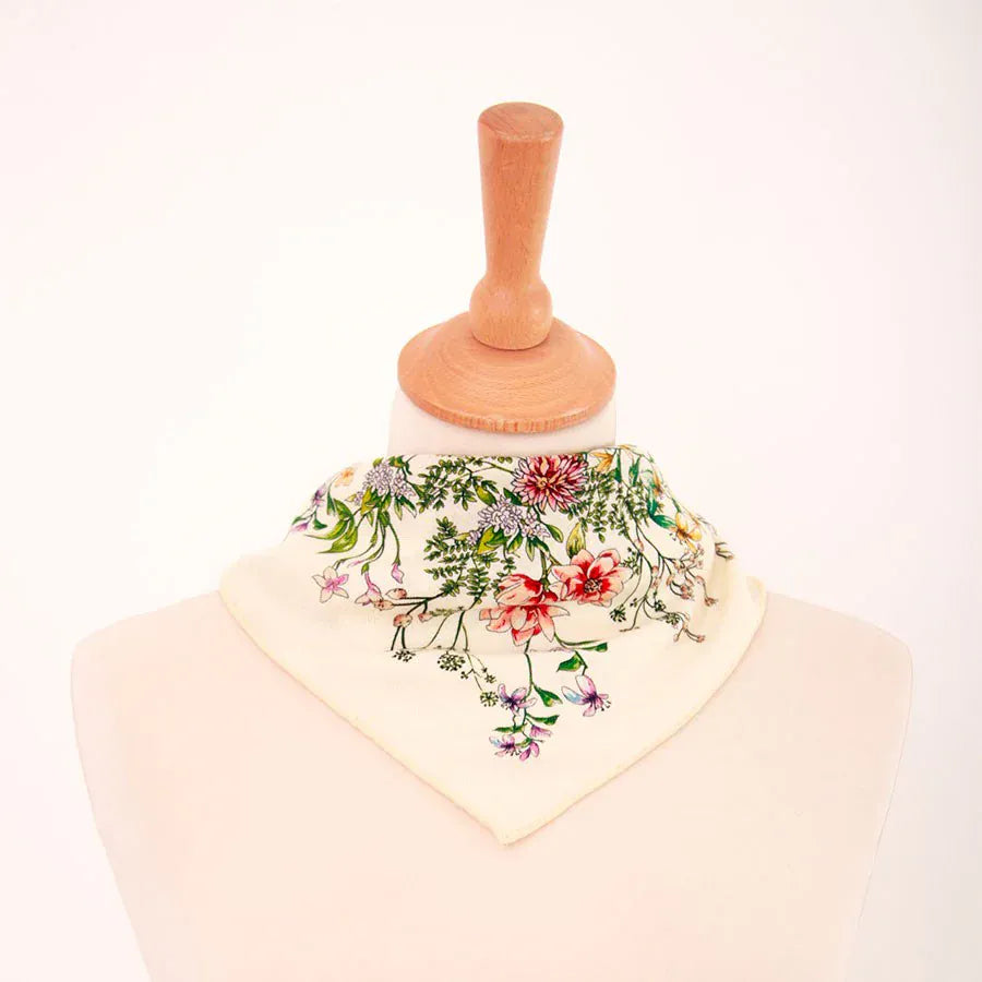 Maison fanli Floral bouquet scarf LittleLintons
