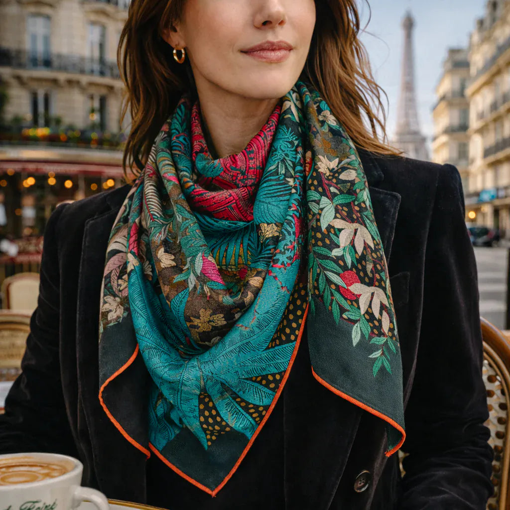 Maison fanli Forgotten temple scarf LittleLintons