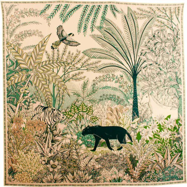 Maison fanli Heloise panther scarf LittleLintons