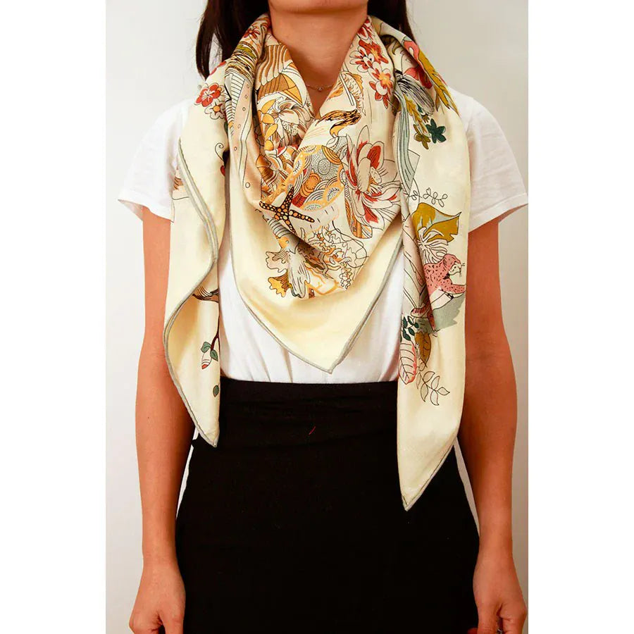 Maison fanli Heloise romantic Paris scarf LittleLintons