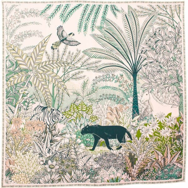 Maison fanli large Elsa panther scarf LittleLintons