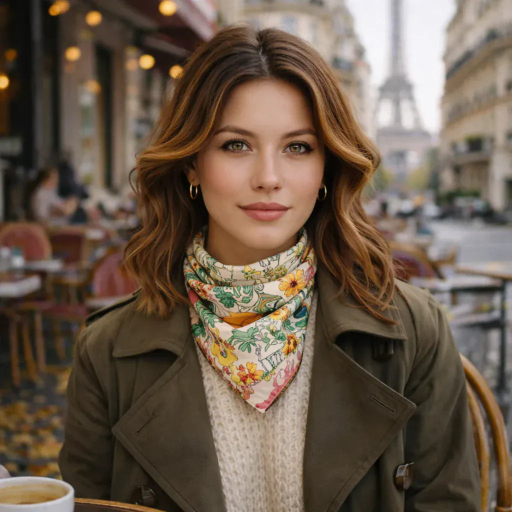 Maison fanli Romantic  Paris scarf LittleLintons