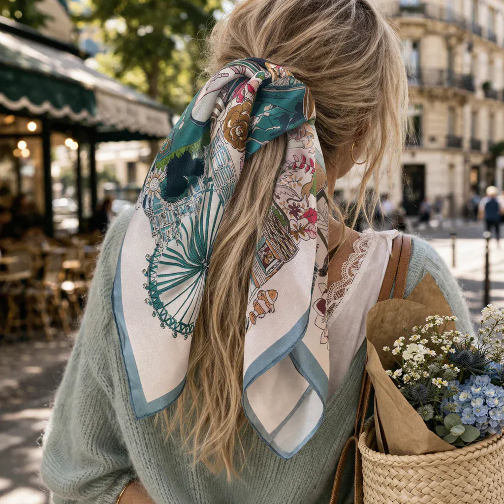 Maison fanli Romantic  Paris scarf LittleLintons