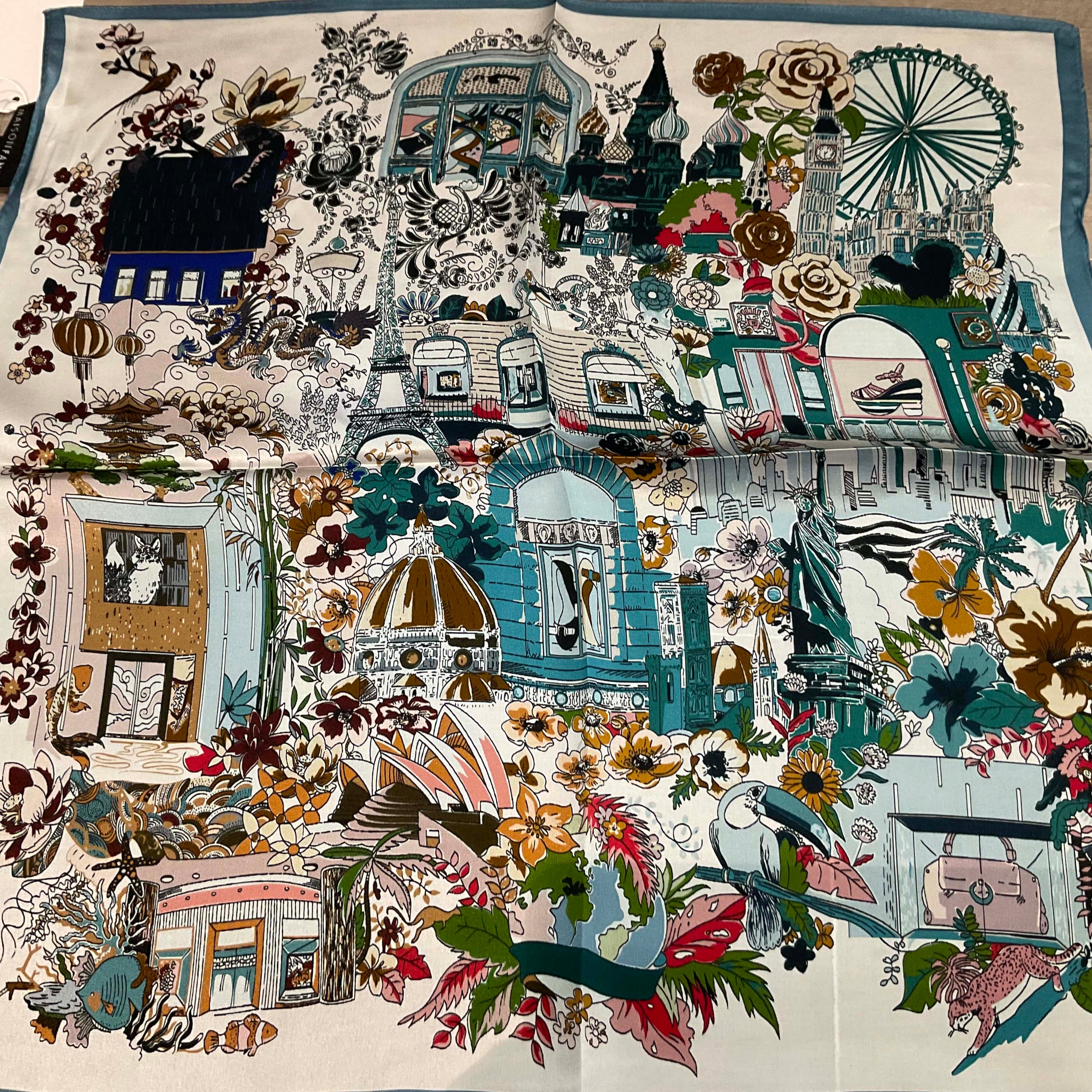 Maison fanli Romantic  Paris scarf LittleLintons
