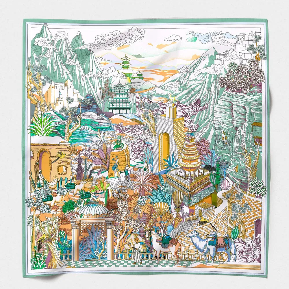 Maison fanli Silk Road scarf LittleLintons