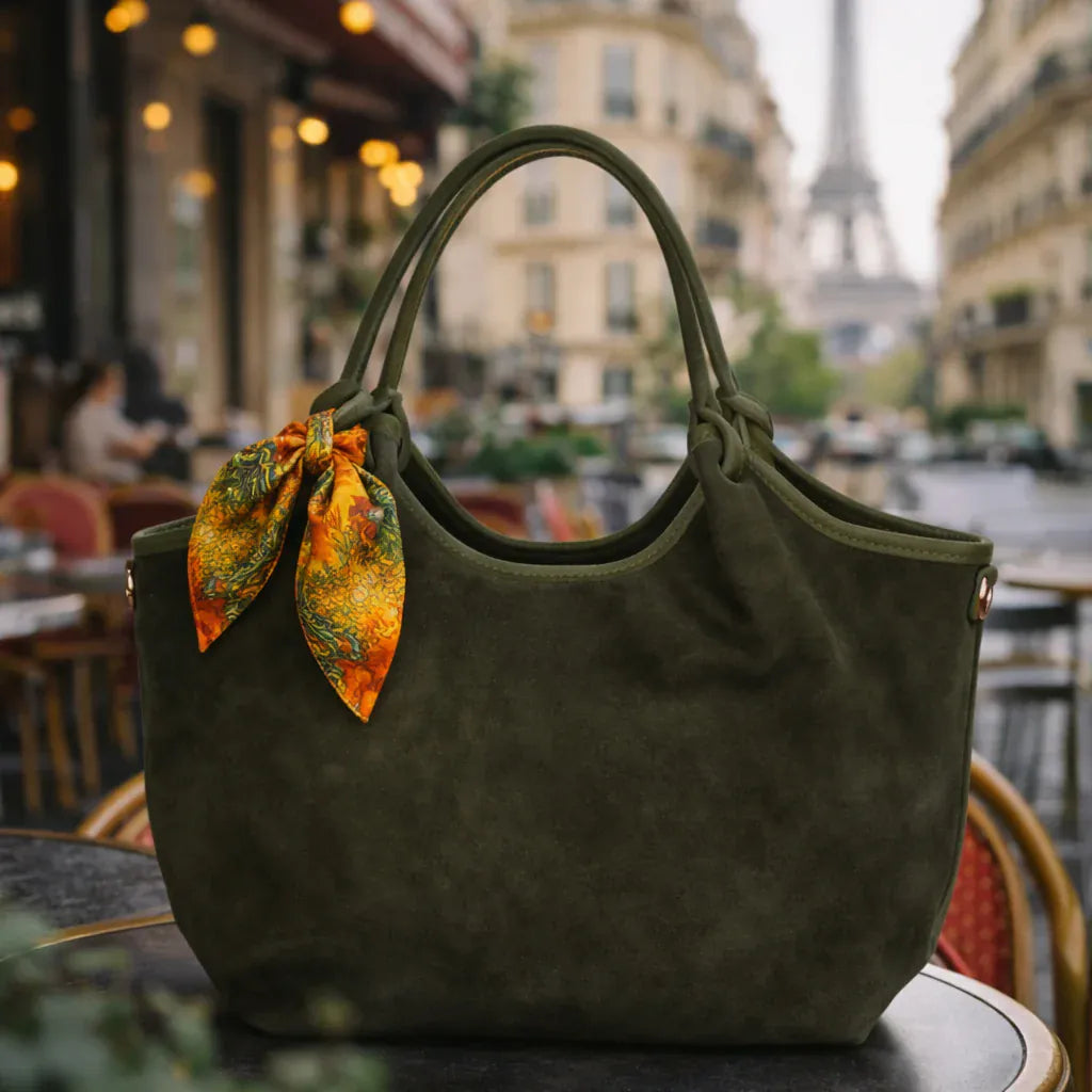 Maison Fanli small suede bag LittleLintons