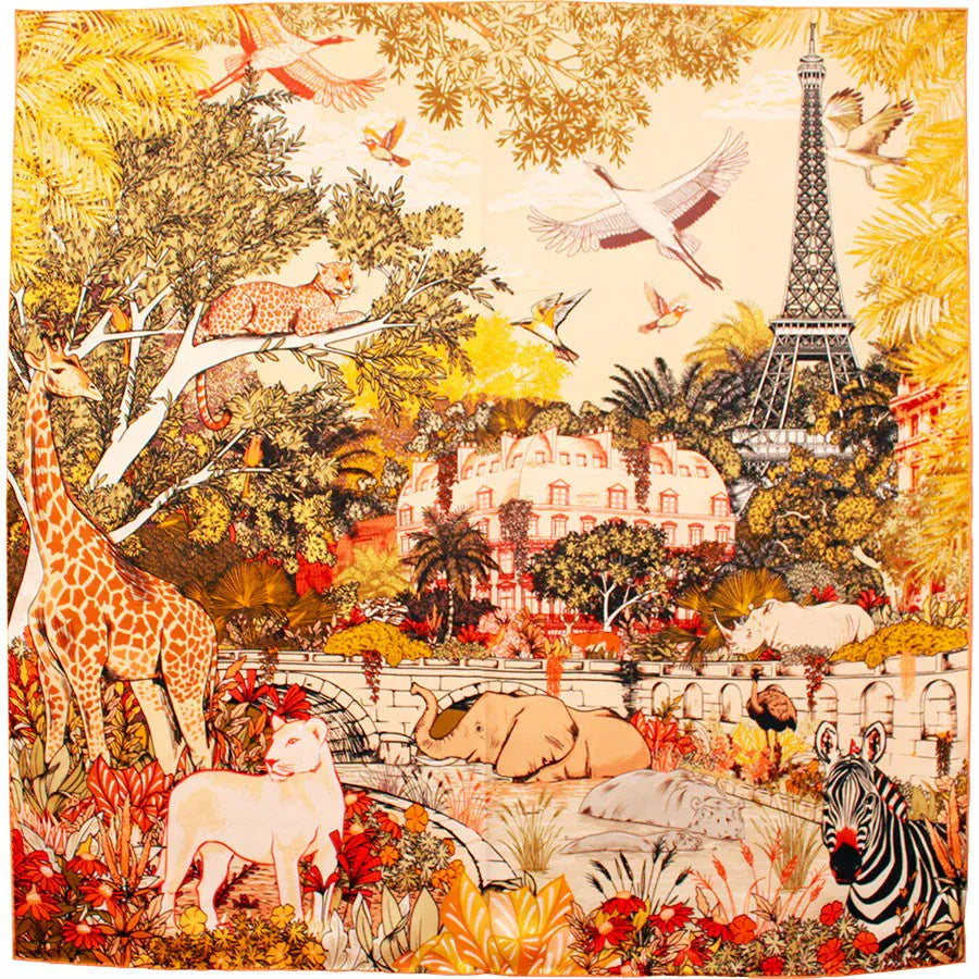 Maison fanli wild Paris scarf LittleLintons