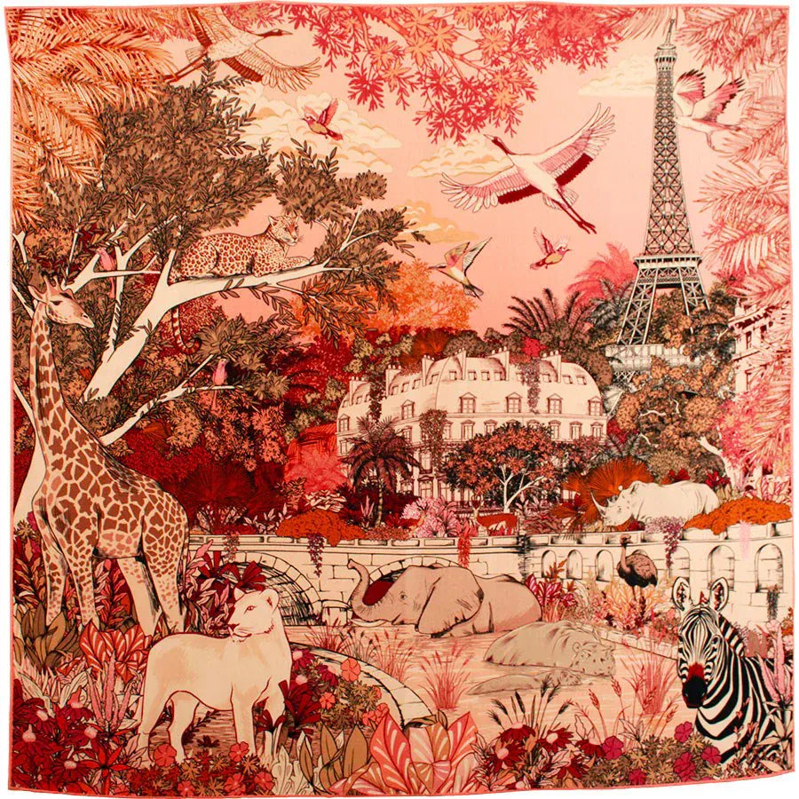Maison fanli wild Paris scarf LittleLintons