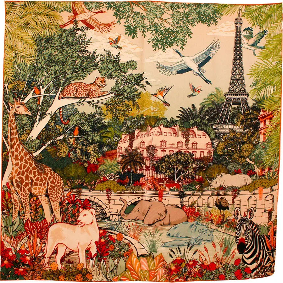 Maison fanli wild Paris scarf LittleLintons