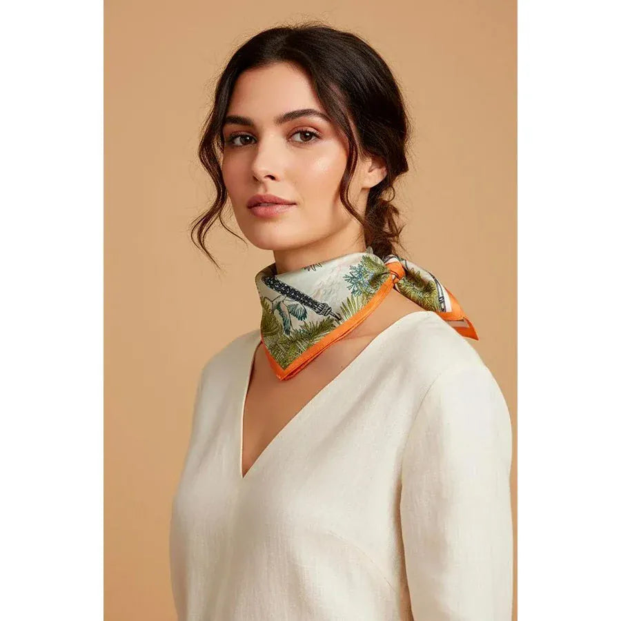 Maison fanli wild Paris scarf LittleLintons