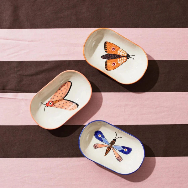 Moth oval dishes LittleLintons
