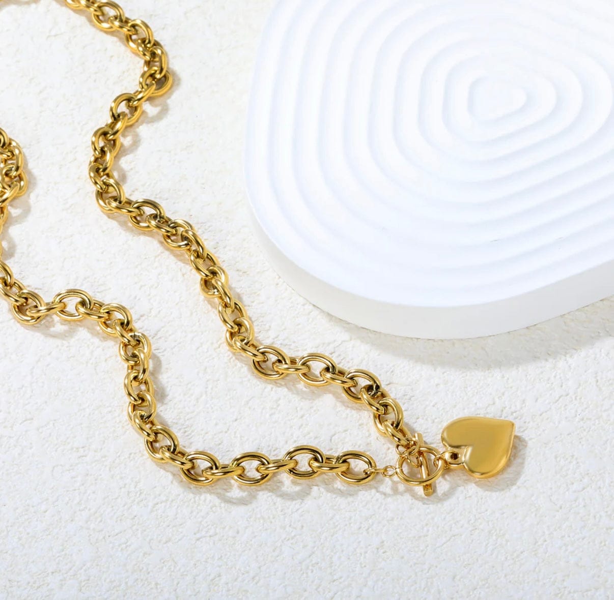 Oversized chain heart LittleLintons