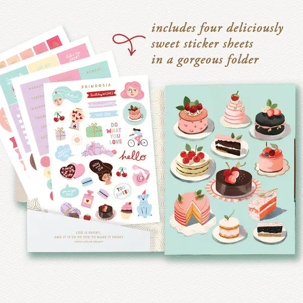 Patisserie dual tip markers & sticker set LittleLintons