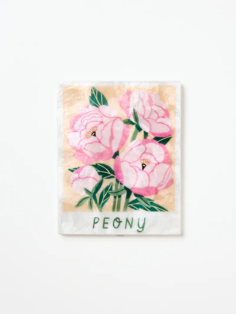 Peony wall hanging LittleLintons