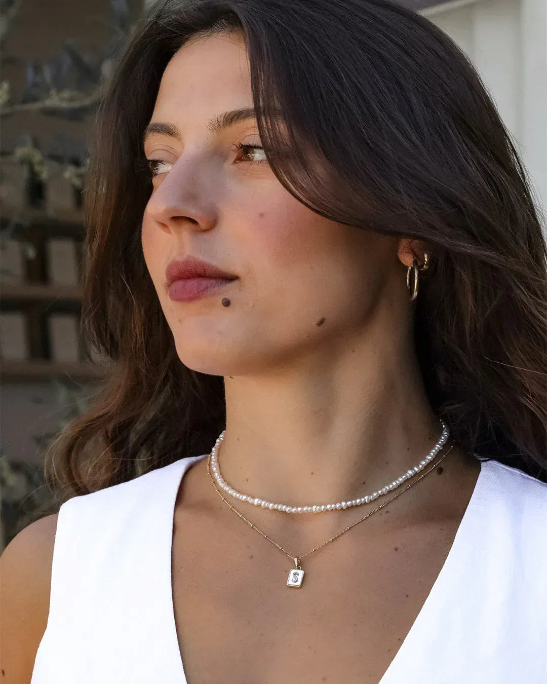 Petals pearl necklace LittleLintons