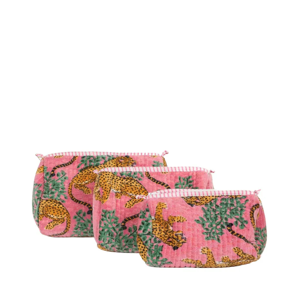 Pink panther velvet pouch LittleLintons
