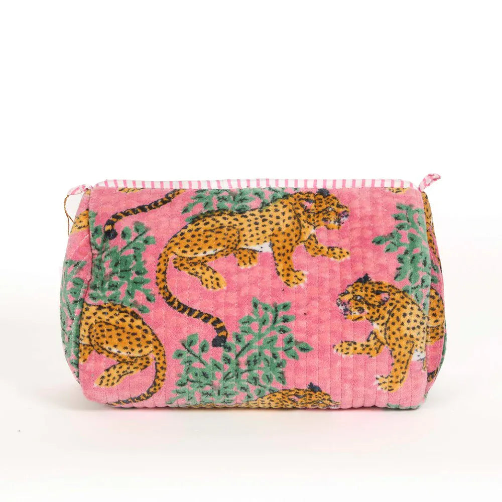 Pink panther velvet pouch LittleLintons