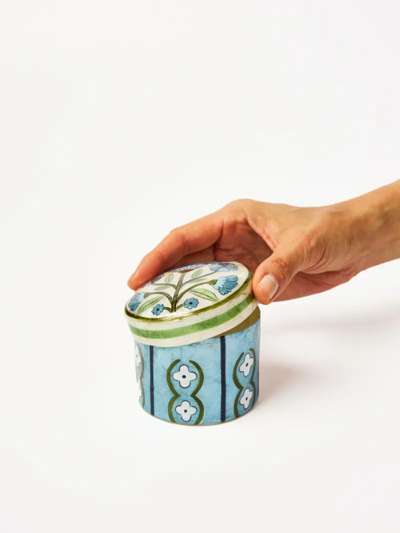 Samira blue flower box LittleLintons