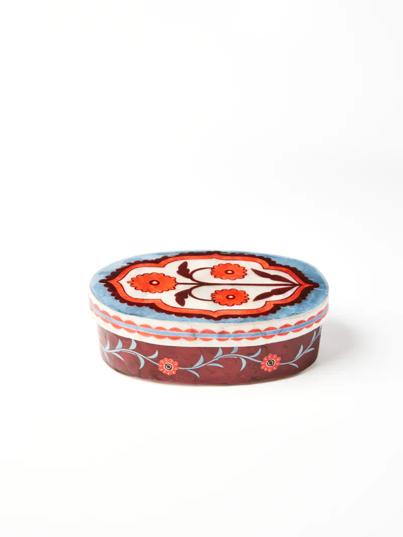 Samira red flower box LittleLintons