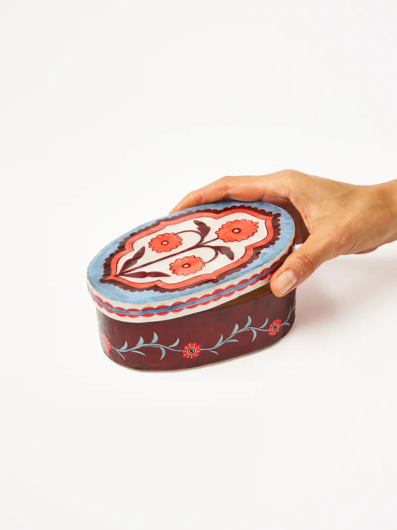 Samira red flower box LittleLintons