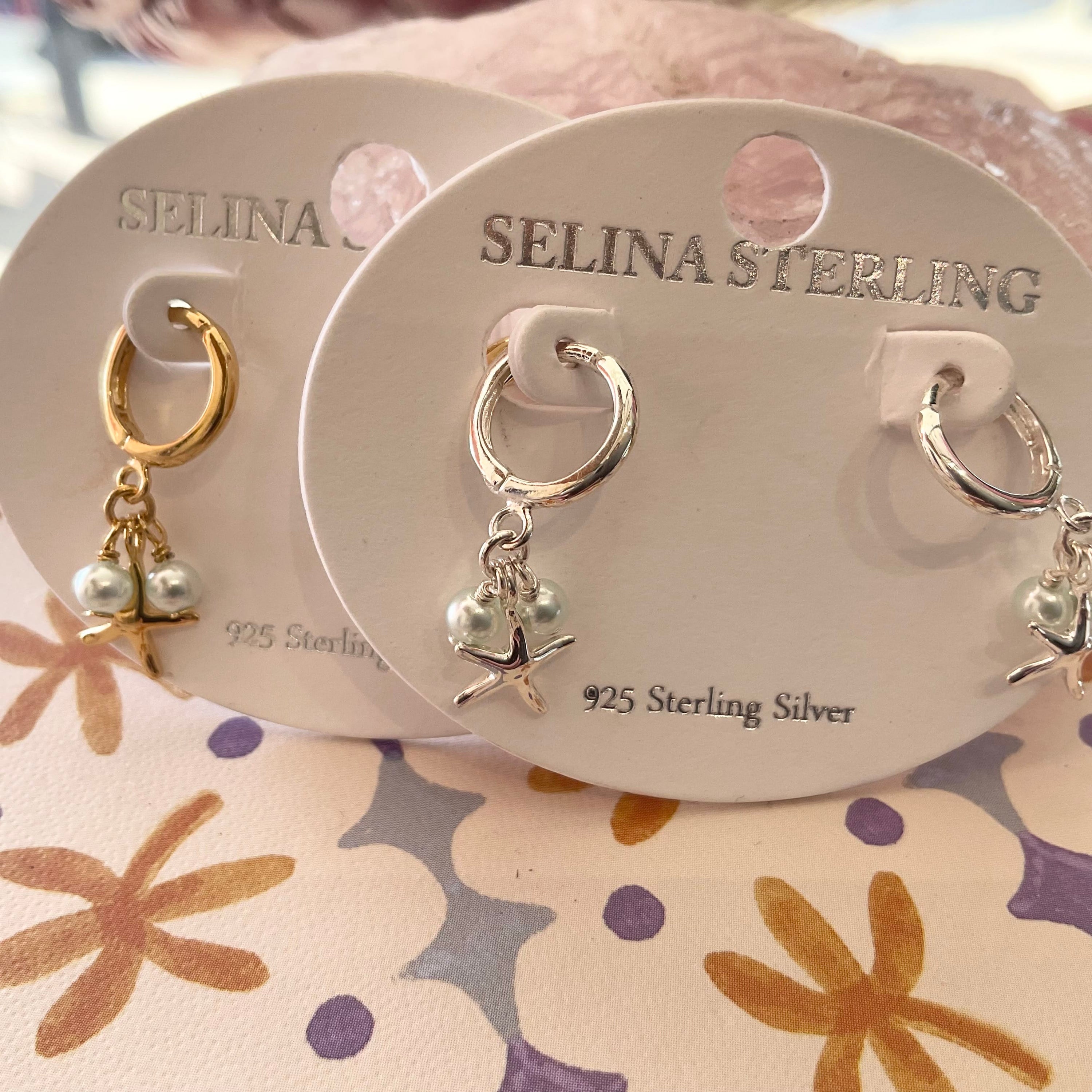 Sea star earrings LittleLintons