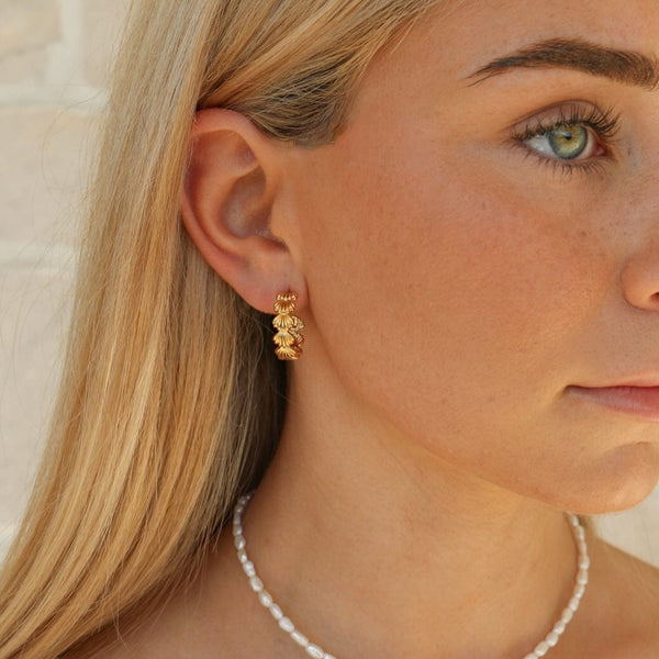 Seashell hoops LittleLintons