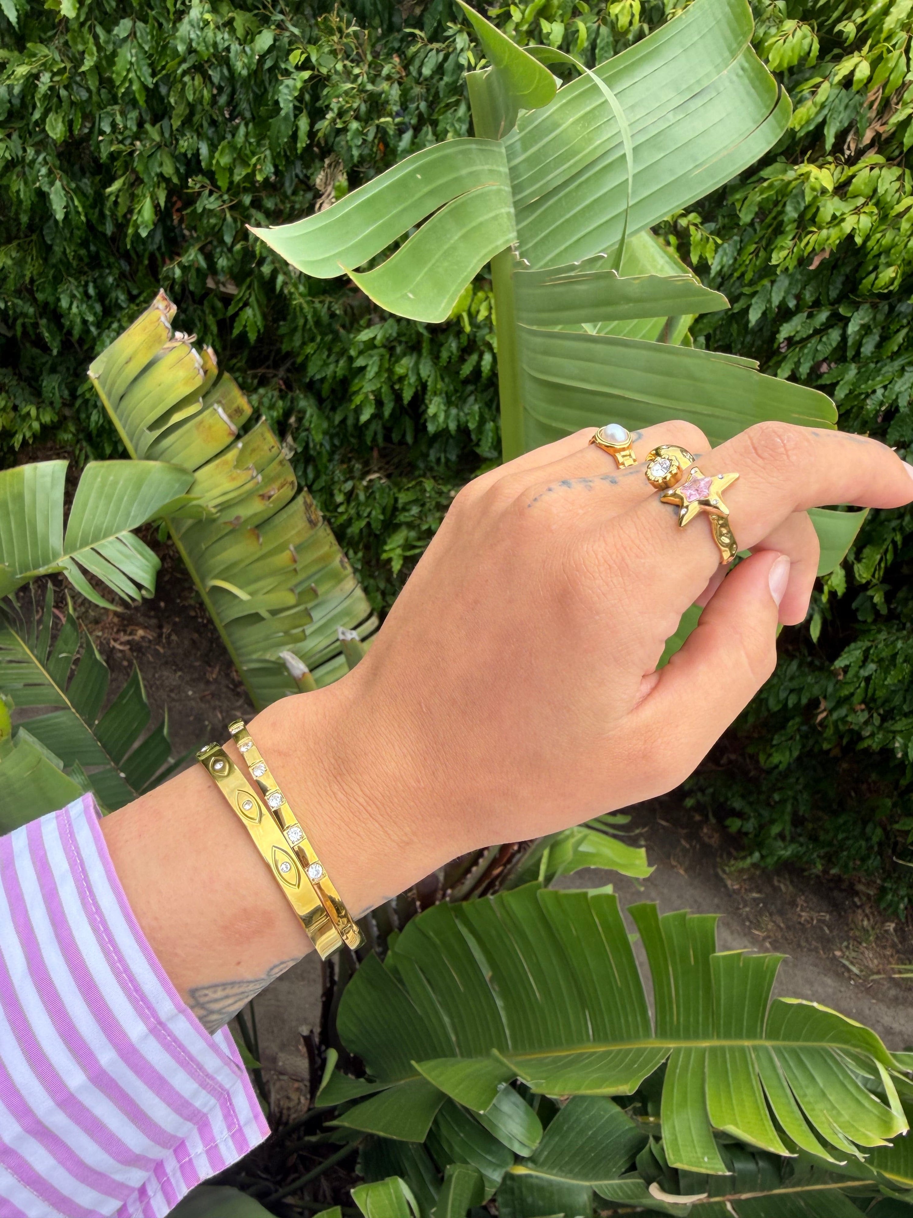 Stardust Bloom ring LittleLintons