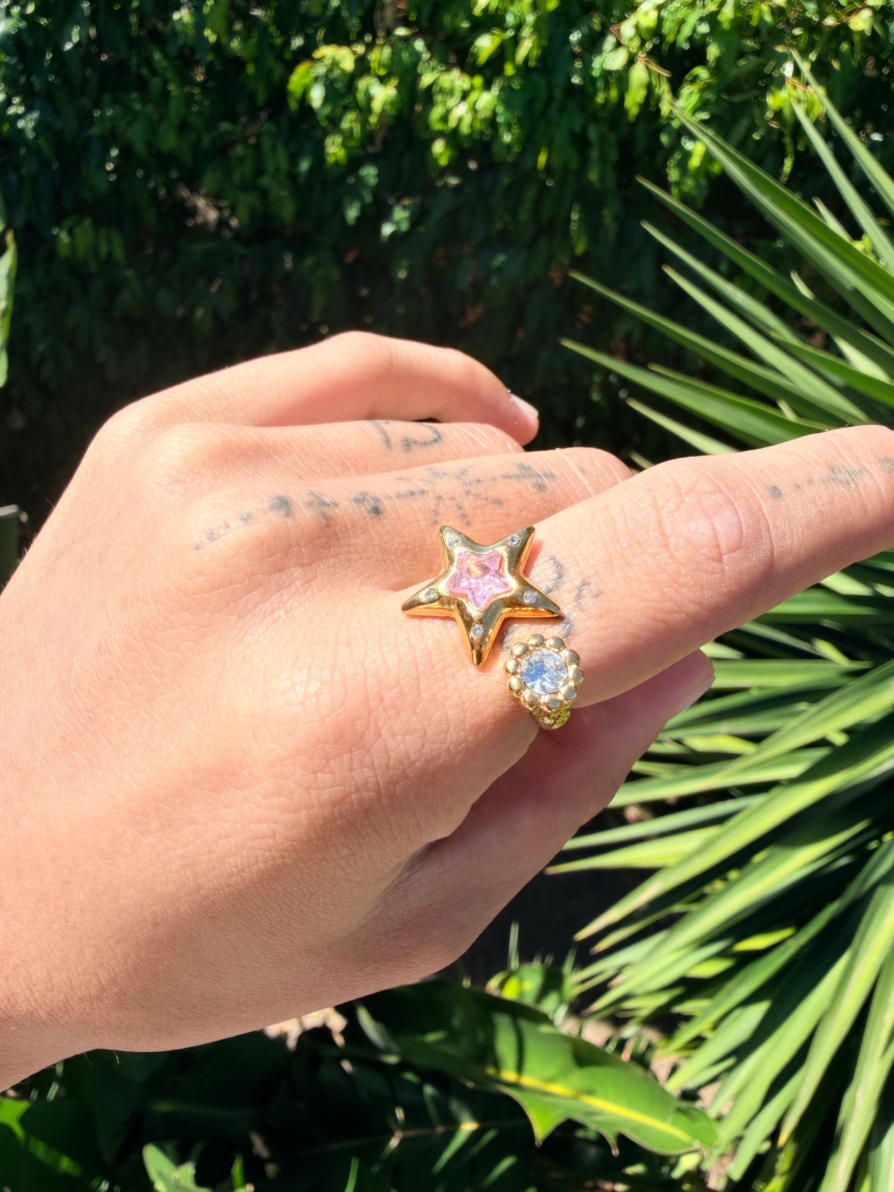 Stardust Bloom ring LittleLintons