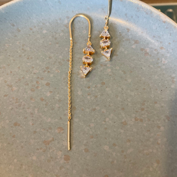 Thread earrings LittleLintons