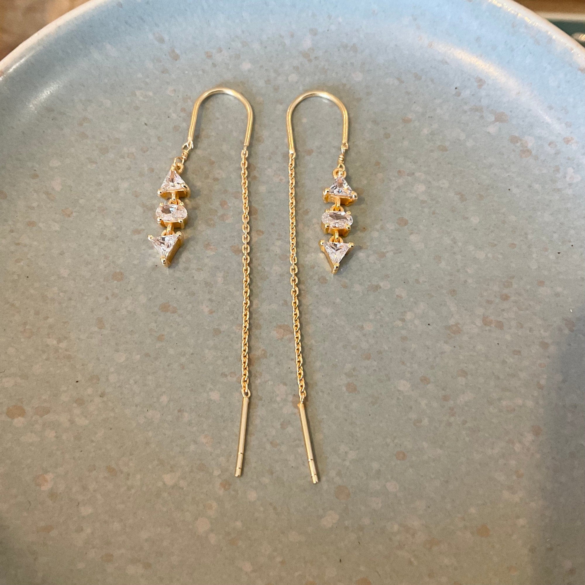 Thread earrings LittleLintons