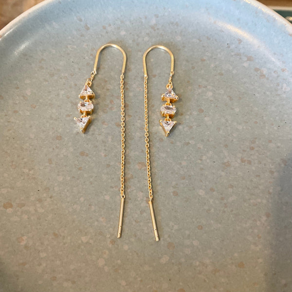 Thread earrings LittleLintons