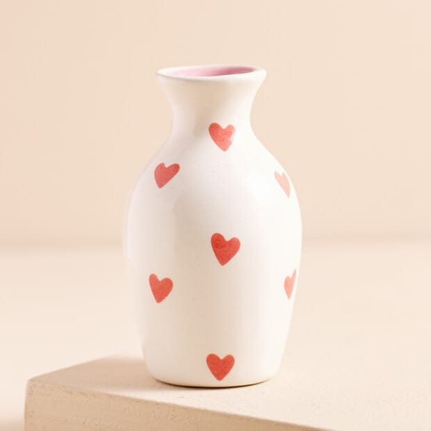 Tiny hearts vase LittleLintons