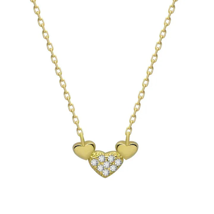 Trio of hearts necklace LittleLintons