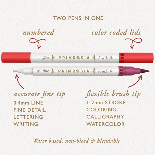 Woodlands dual tip markers & sticker set LittleLintons