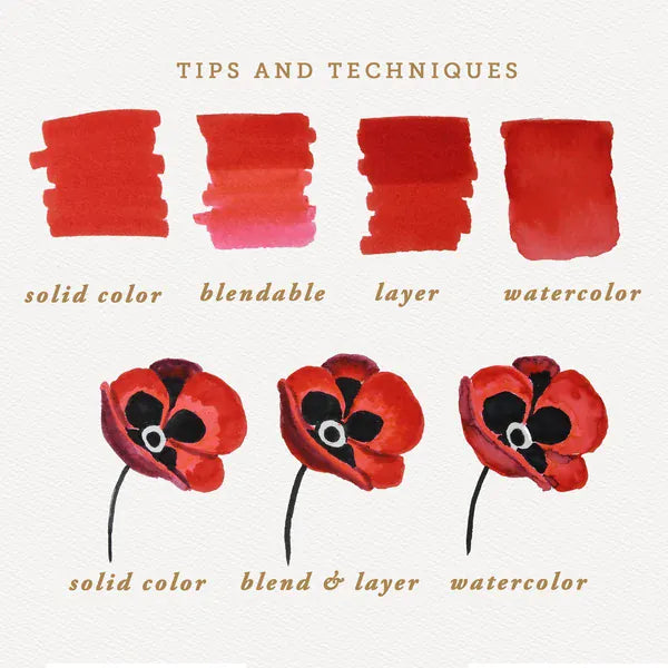 Woodlands dual tip markers & sticker set LittleLintons
