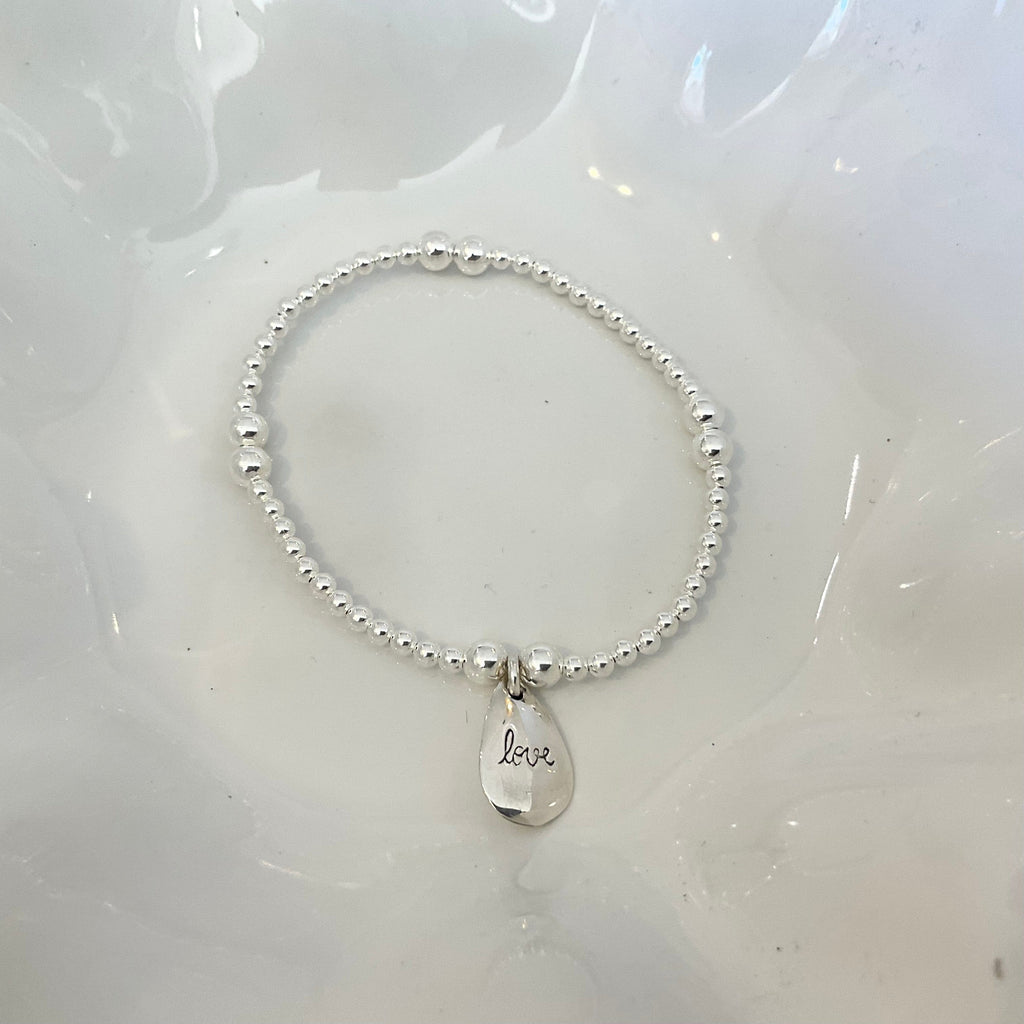 Silver  charm bracelets Love LittleLintons