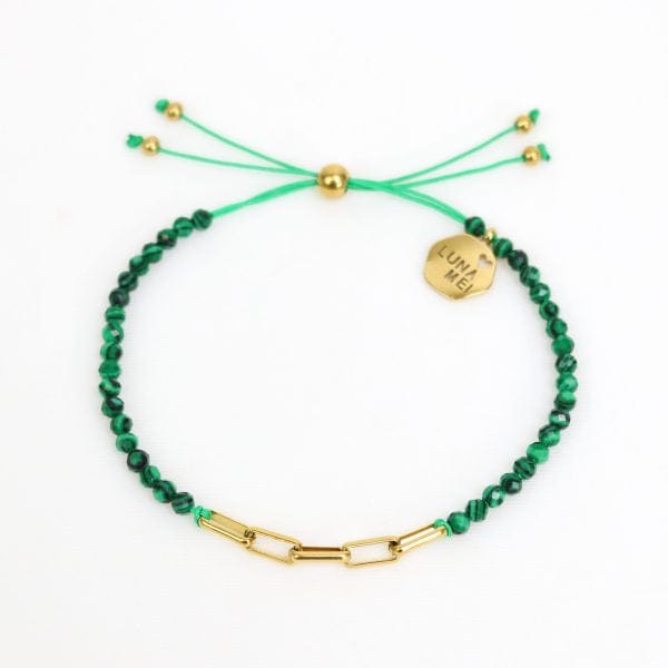 Mei bracelets Malachite Mei Bracelet – Transformation and Protection LittleLintons