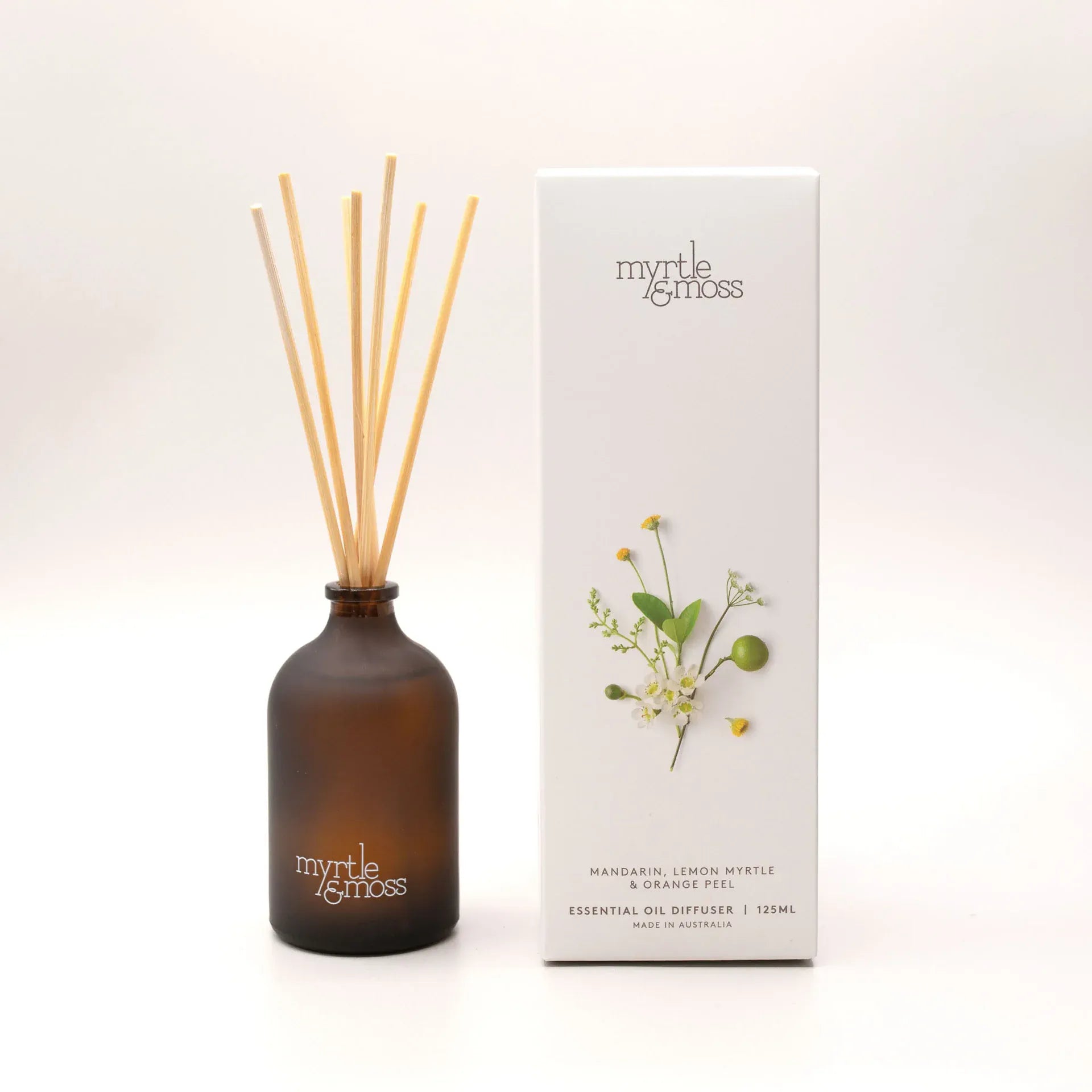 Myrtle & Moss Diffuser Mandarin,Lemon myrtle,orange peel Myrtle & Moss