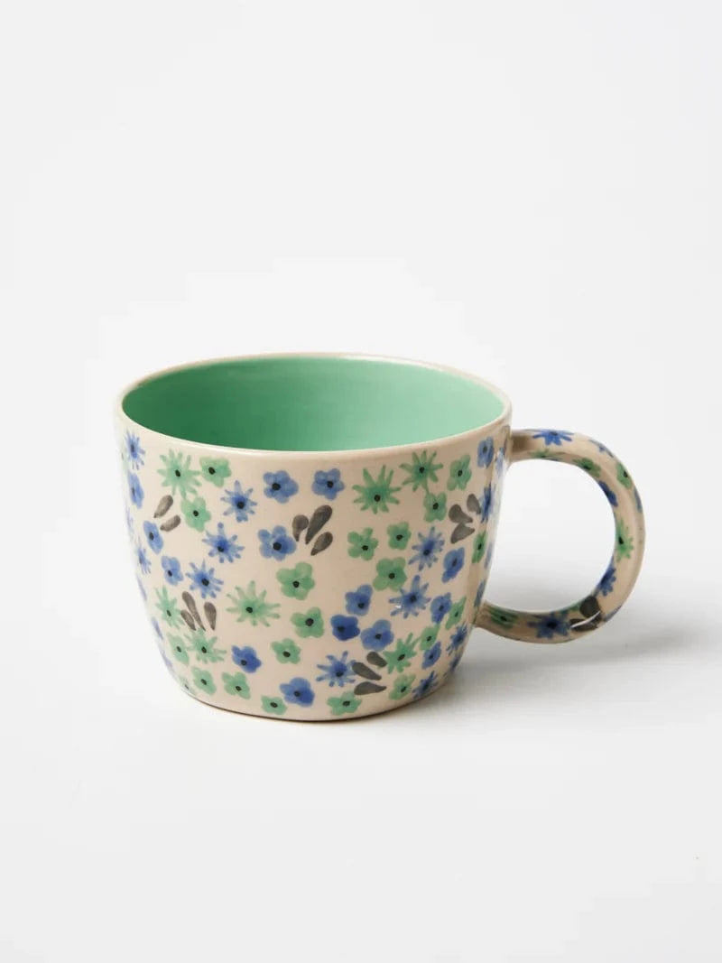 Ditsy cups Minty LittleLintons