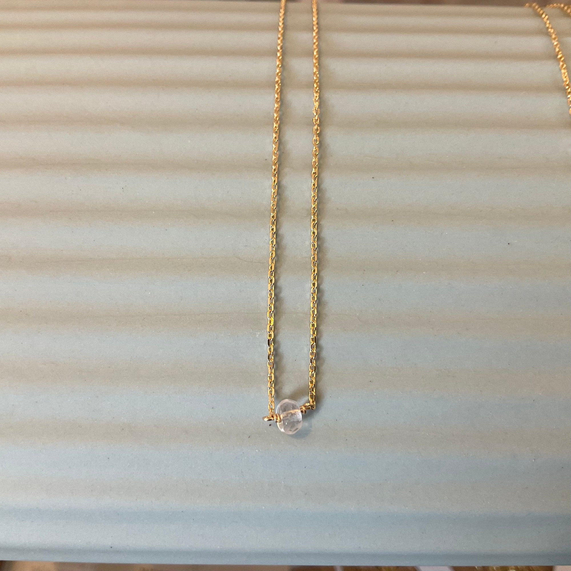 Rose necklace Moonstone LittleLintons