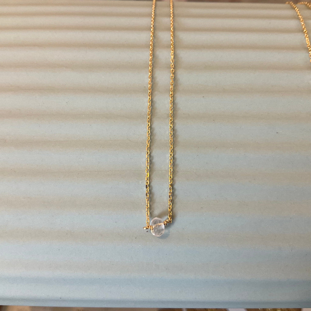 Rose necklace Moonstone LittleLintons