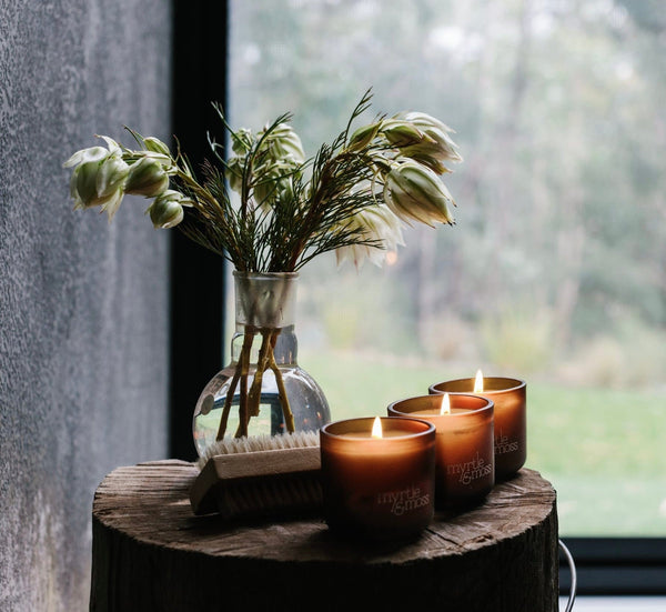 Myrtle & Moss Candle small - 16hrs Myrtle & Moss
