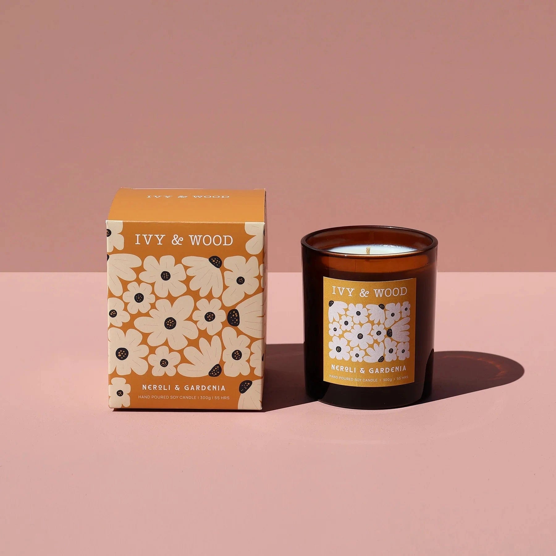 Ivy & Wood Flora Soy Candles Neroli & Gardenia Ivy & Wood