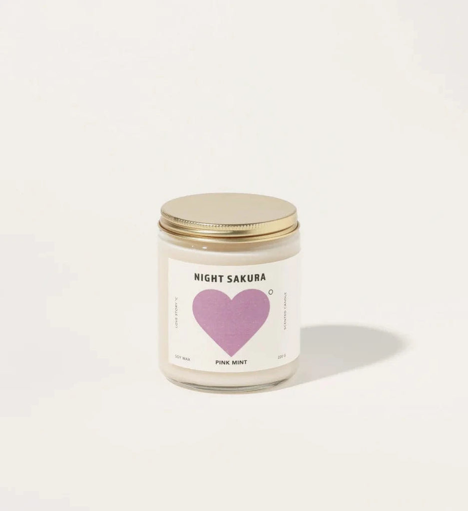 Pink mint Candles Night sakura LittleLintons