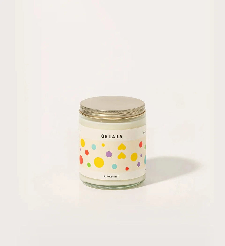Pink mint Candles Oh la la LittleLintons
